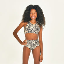 Laad de afbeelding in de Gallery-viewer, Bikini Set Zebra Kids UPF50+
