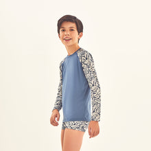 Laad de afbeelding in de Gallery-viewer, Rash Guard Kids Costela Aco Off White UPF50+
