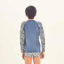 Laad de afbeelding in de Gallery-viewer, Rash Guard Kids Costela Aco Off White UPF50+
