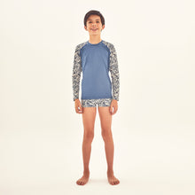 Laad de afbeelding in de Gallery-viewer, Rash Guard Kids Costela Aco Off White UPF50+
